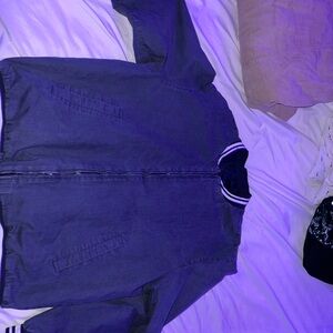 Men's Blue Bomber Jacket